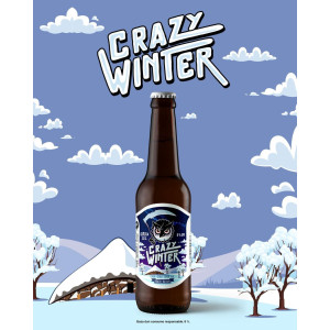 Cerveza artesanal 'Curuxa Crazy Winter'